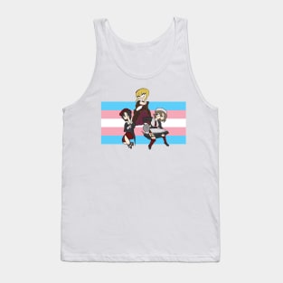 Umineko No Naku Koro Ni Episode 8 Spoilers Yasu Sayo Beatrice Shannon Kanon Trans Flag Tank Top